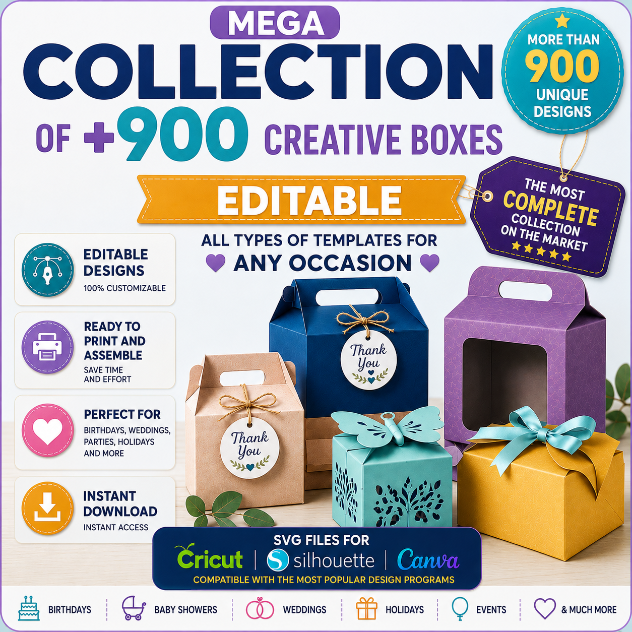 Megapack de Cajas +900 | Bonus
