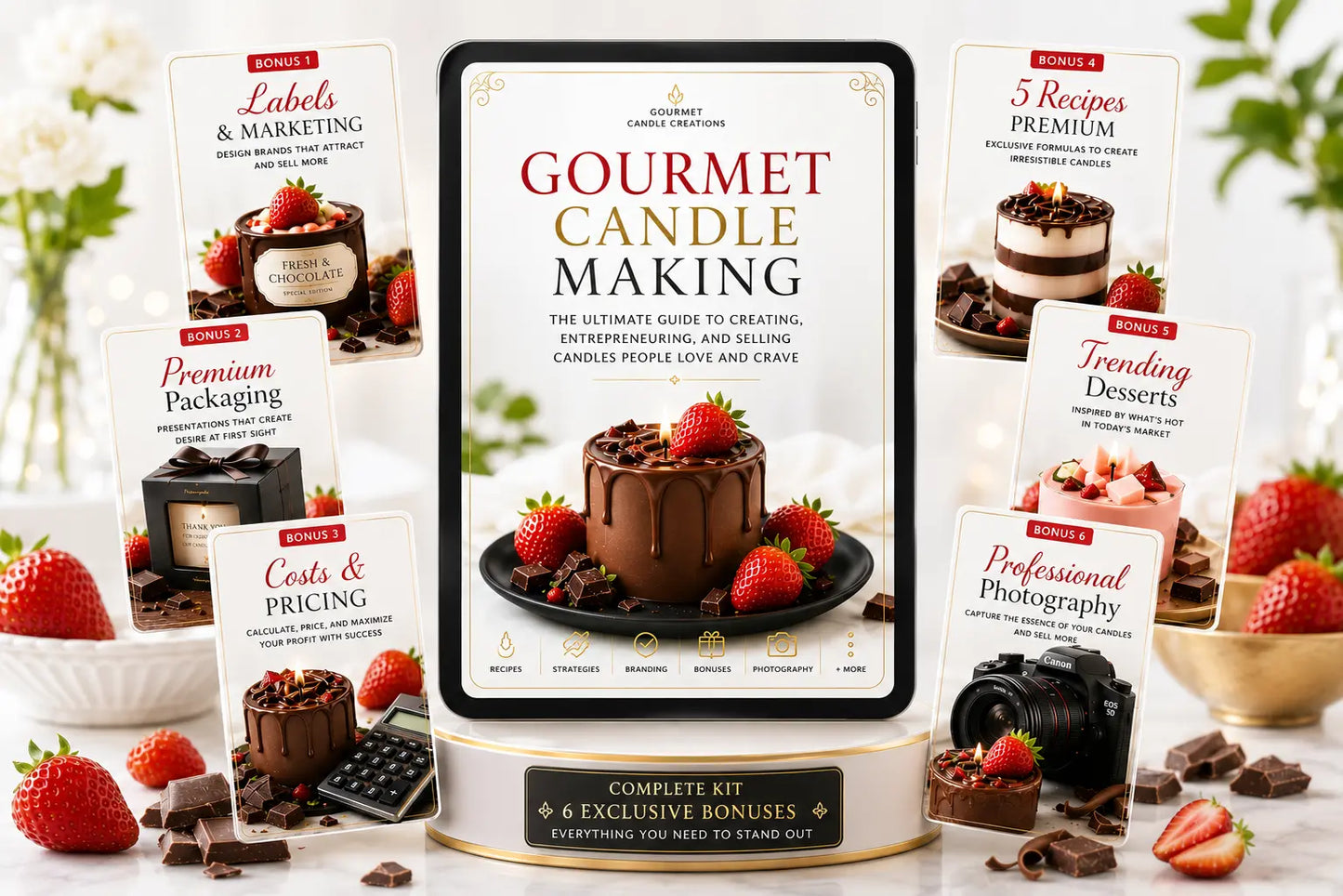 Gourmet Candle + Bonus
